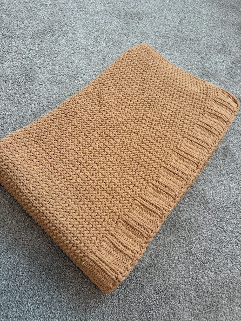 Threshold Camel Throw Blanket